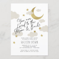 Lös till Guld i Måne och Back Baby Shower