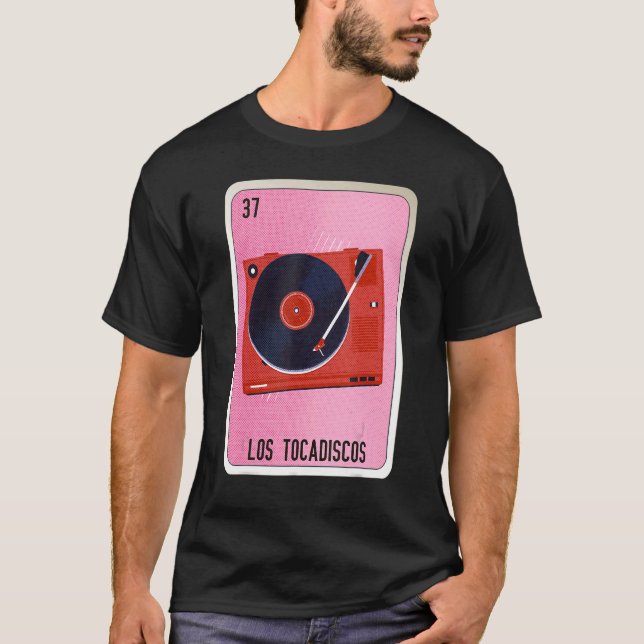 Los Tocadiscos Mexican Slang Lottery Bingo-kort T Shirt (Framsida)