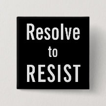 Lös upp till RESIST, vit text på svart bakgrund