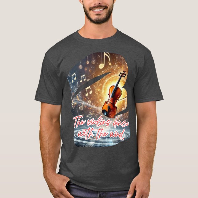 Los Violines bailan con el viento T Shirt (Framsida)
