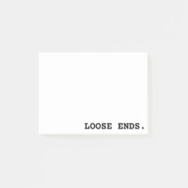 Lösa ändar Minimalistiska kontoret Post-it-lappar Post-it Block