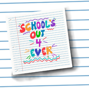 Lösa blad, School’s Out Forever Pappersservett