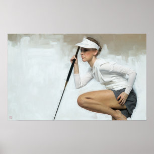 Lösa upp en tut - Skriv ut på golf Canvas Art Poster