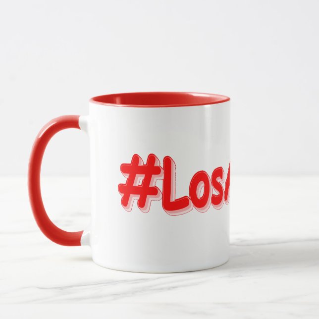 "#LosAngeles" Cute Design. Köp nu Mugg (Vänster)