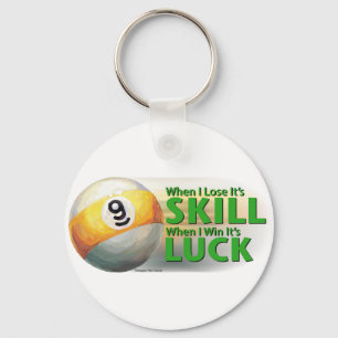 Lose Skill Win Tur 9 Boll Nyckelring