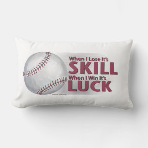 Lose Skill Win Tur Baseball Lumbarkudde
