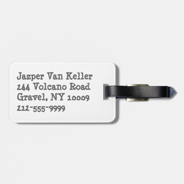 Lose Skill Win Tur Basketball Bagagebricka (Baksida Vågrät)