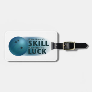 Lose Skill Win Tur Bowling Blue Bagagebricka