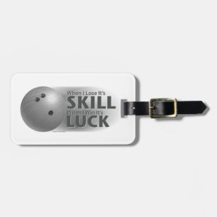 Lose Skill Win Tur Bowling Grått Bagagebricka