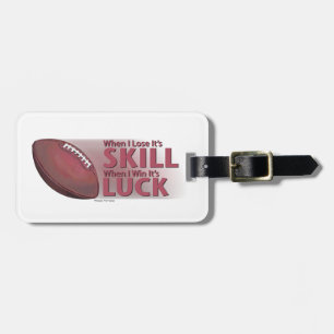 Lose Skill Win Tur Football Bagagebricka