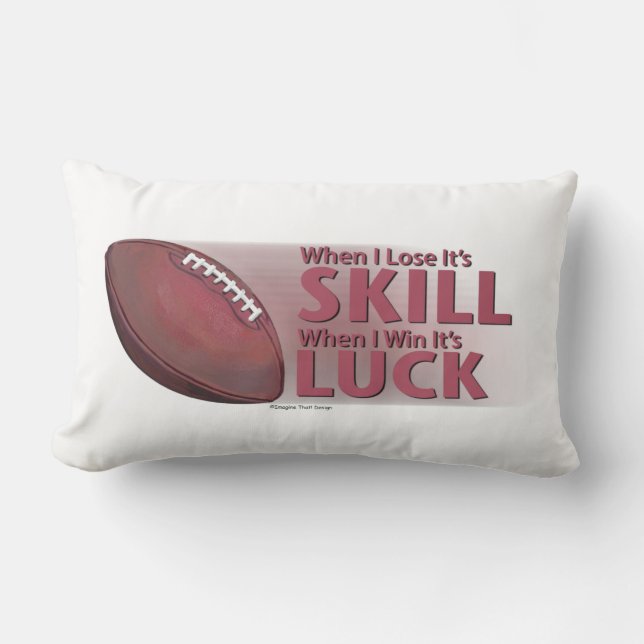 Lose Skill Win Tur Football Lumbarkudde (Framsida)