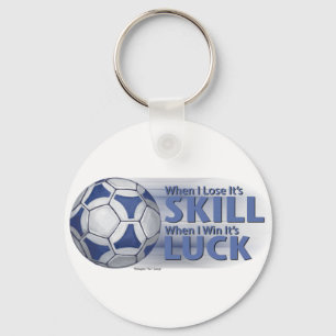 Lose Skill Win Tur Futbal Nyckelring