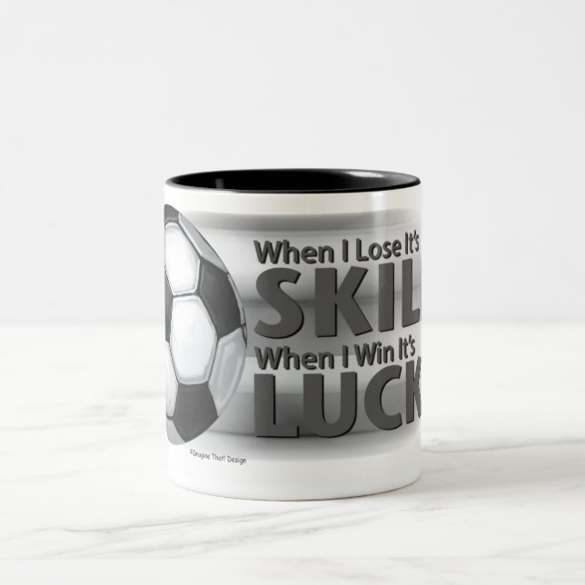 Lose Skill Win Tur Ocer Två-Tonad Mugg (Center)