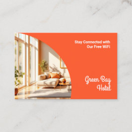 Lösenord för Wi-Fi Internet-gäst Visitkort