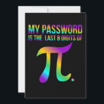Lösenord Pi Math Teacher Mathematics Math Student Tack Kort<br><div class="desc">Den här bildtanken är för matematik älskare. Den här roliga grafiken/offertkläderna gör alla matematiklärare lycklig.</div>