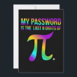 Lösenord Pi Math Teacher Mathematics Math Student Tack Kort<br><div class="desc">Den här bildtanken är för matematik älskare. Den här roliga grafiken/offertkläderna gör alla matematiklärare lycklig.</div>