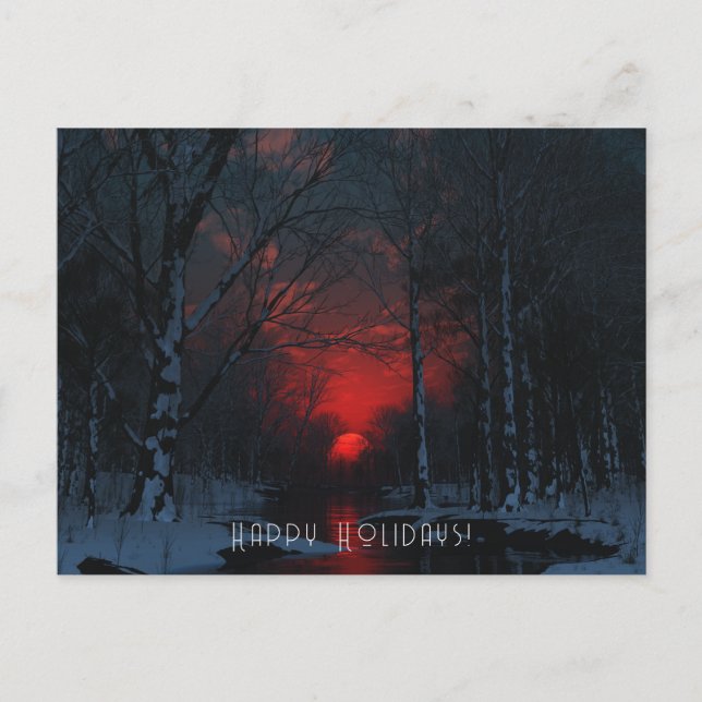 Lösenord, platta julkort helg vykort (Framsida)