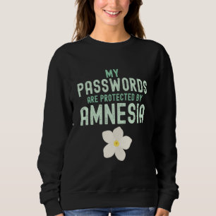 Lösenord Skyddade Av Amnesi Senior Pensionär Humo T Shirt