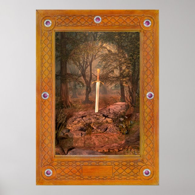 Lösenordet i stenen poster (Framsidan)