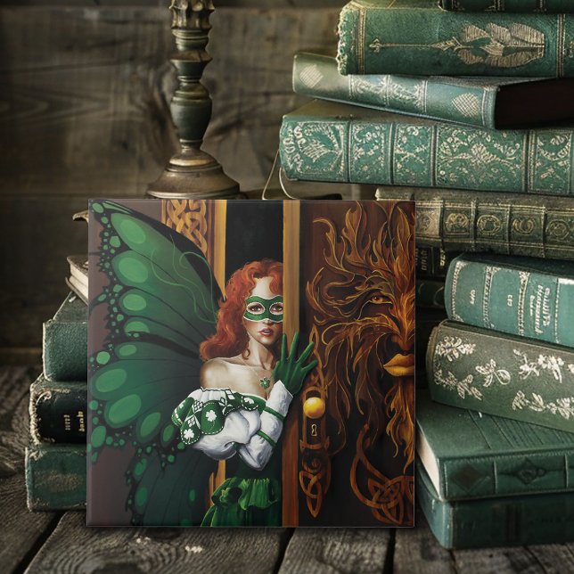 LösenordsmejeriGrönt Celtic Kakelplatta (Skapare uppladdad)