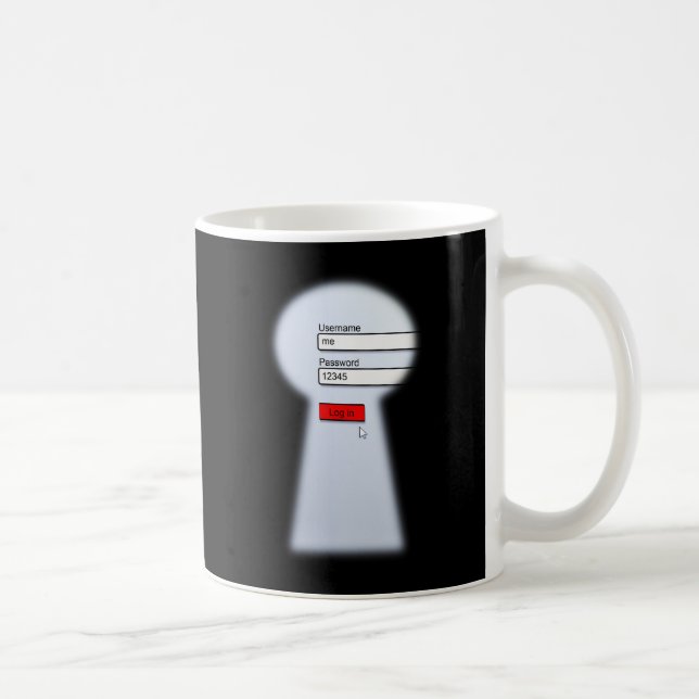Lösenordssäkerhet Kaffemugg (Höger)