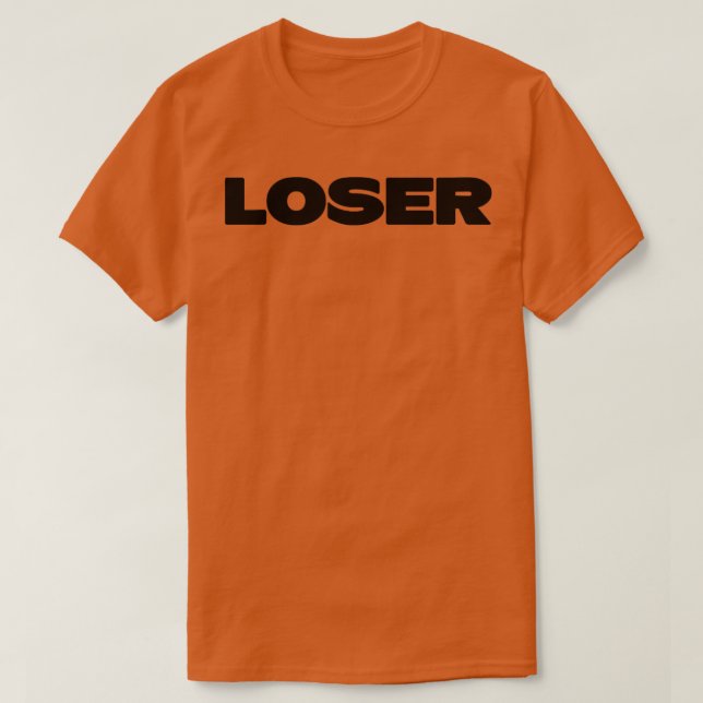 Loser black t shirt (Design framsida)