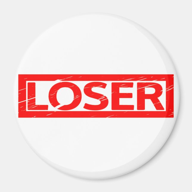 Loser Frimärke Magnet (Framsidan)