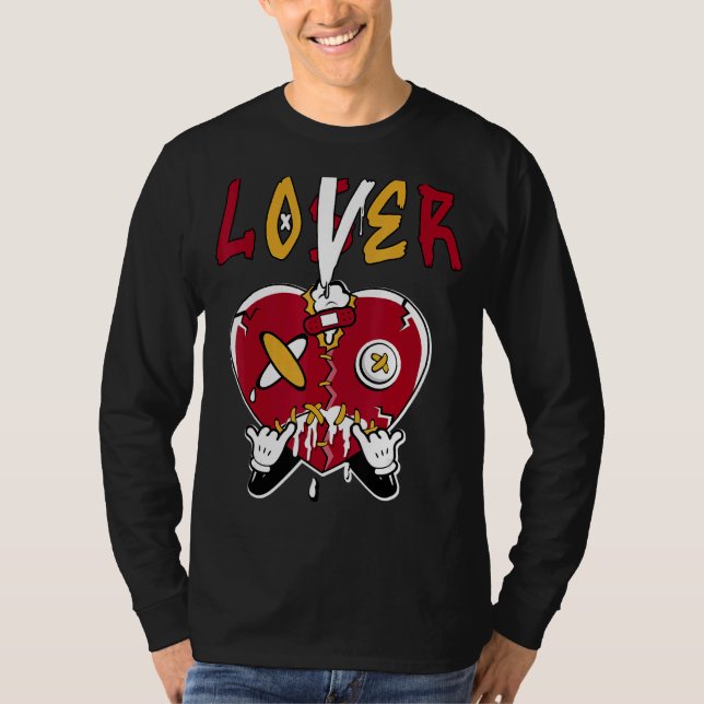 Loser  Heart Dripping Mid Picnic 1s Matching T Shirt (Framsida)