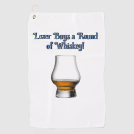 Loser köper en runda Whiskey Golf Towel
