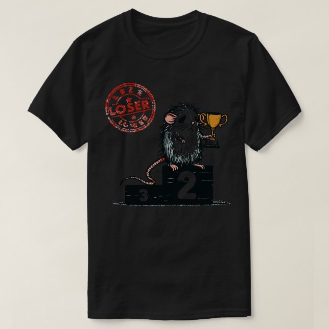 Loser Rodent Trophy T Shirt (Design framsida)