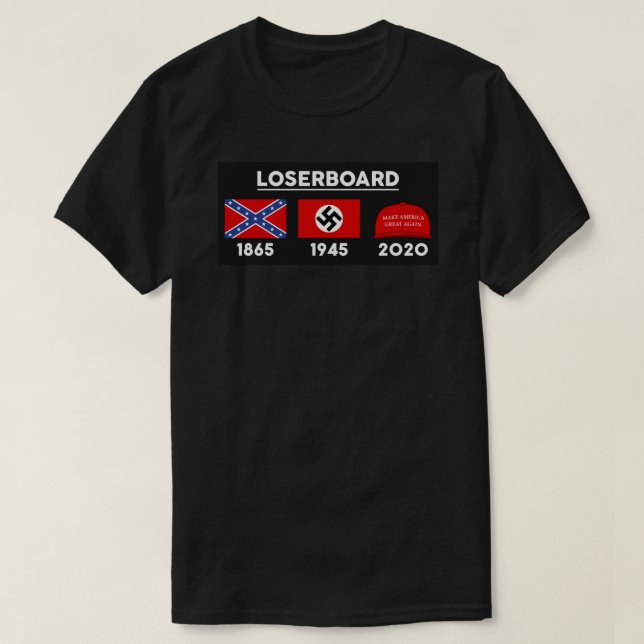LOSERBARD - 1865, 1945, 2020 - Funny Trump Borttap T Shirt (Design framsida)