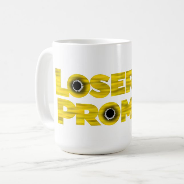 Losers Logotyp-design på en Kaffemugg (Framsida vänster)
