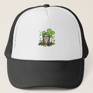 Löshängs Shamrock-rutig Leopard St Patricks Day Mä Keps