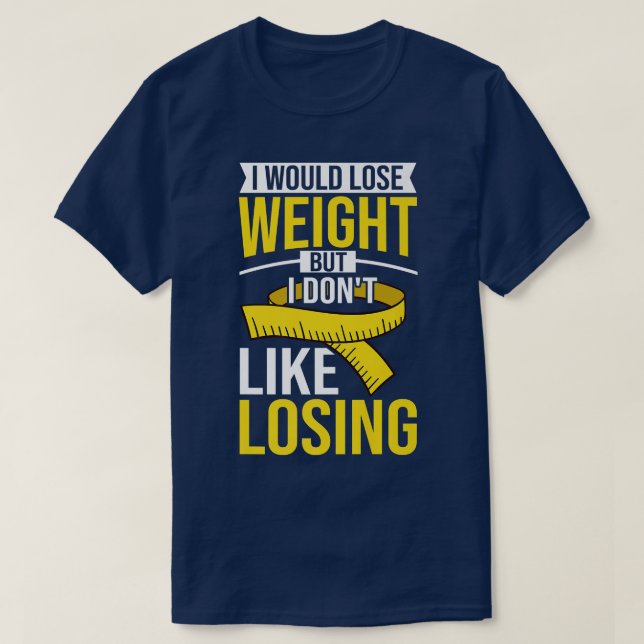 Losing Weight Motivation Diet Workout Exercise Beg T Shirt (Design framsida)