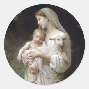 L'Oskuld, William-Adolphe Bouguereau Runt Klistermärke