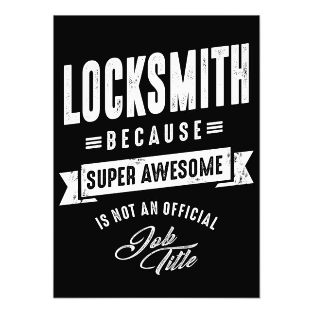 Losmith Work Job Title Gift Fototryck (Framsidan)