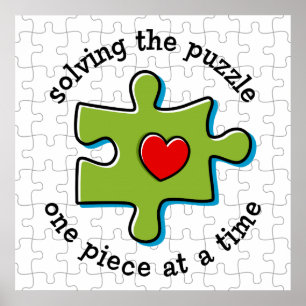 Lösning av puzzlementen poster