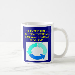 lösningar och problemproverbs, lösningar och… kaffemugg