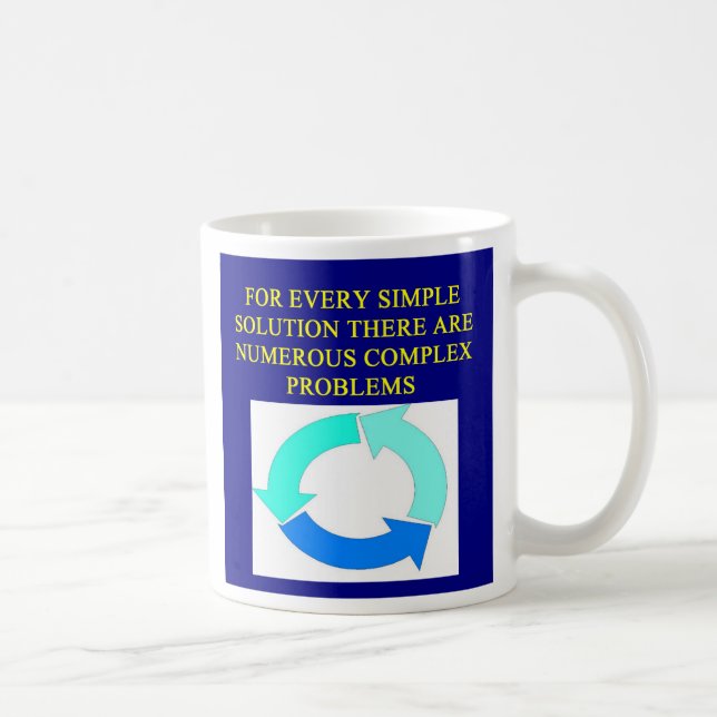 lösningar och problemproverbs, lösningar och… kaffemugg (Höger)