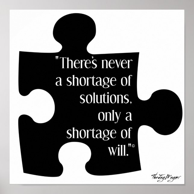 "Lösningar" Poster (Framsidan)