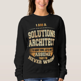Lösningsarkitekt till Sparan Jag har aldrig fel F T Shirt