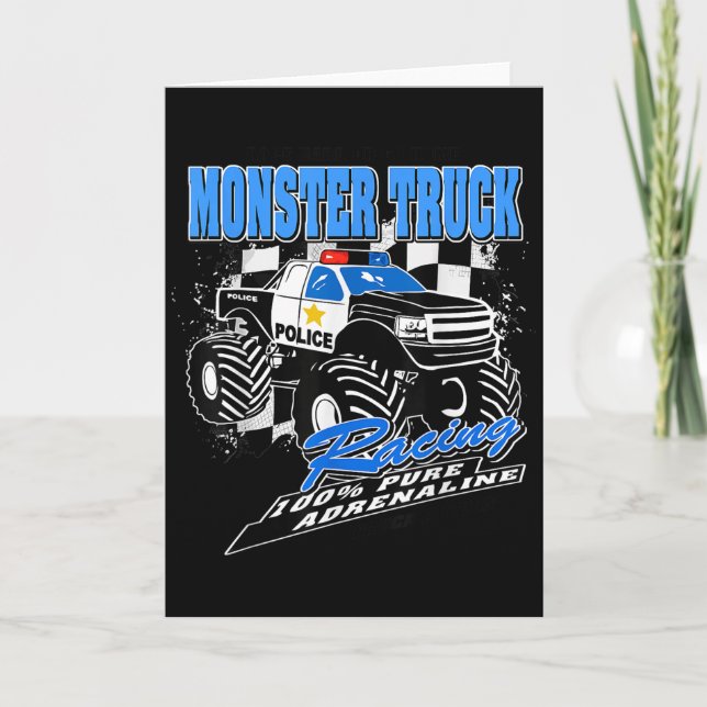 Löss Monster Truck  Kort (Framsida)