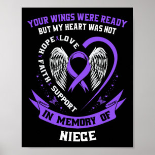 Loss Niece Overdos Medvetenhet Dag Föremål Missbru Poster