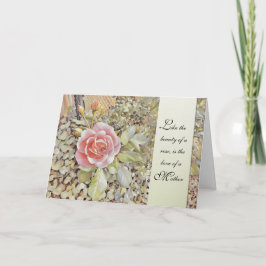Loss of a Mother - Rose Sympathy Card Kort