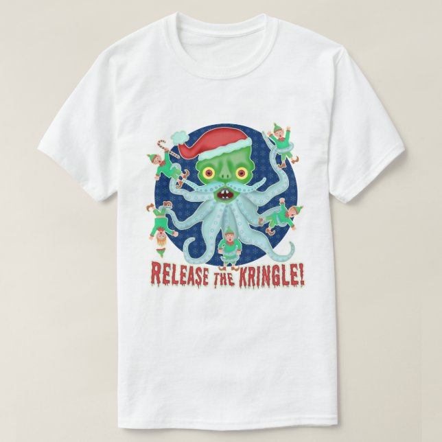 Lossa Kringle-Jultomten T Shirt (Design framsida)