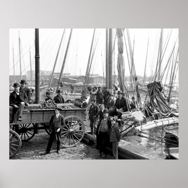 Lossning av ostron poster (Framsidan)