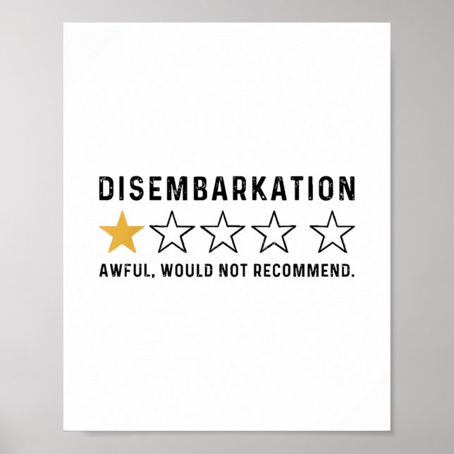 Lossning Förfärlig Skulle Inte Recommendera Rolig  Poster (Framsidan)