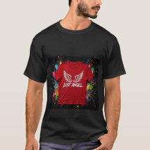 LOST ANGEL Streetwear T-Shirt - Y2K Gotisk Grafik