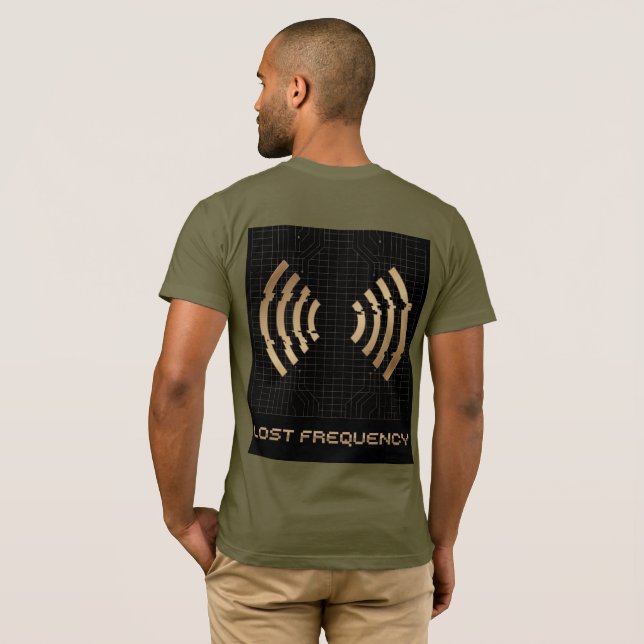 Lost Frequency Futuristisk Streetwear T-shirt (Hel baksida)