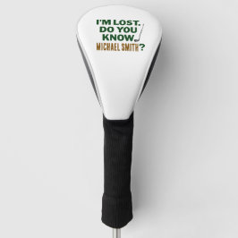 Lost Golf Humor Quote With Name Text Design